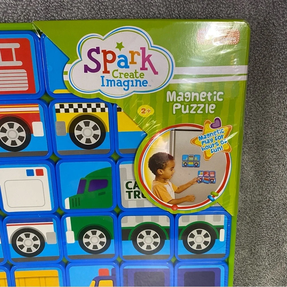 Spark‎ Magnetic Puzzle Tiles Provides Hours Of Educational And Imaginative